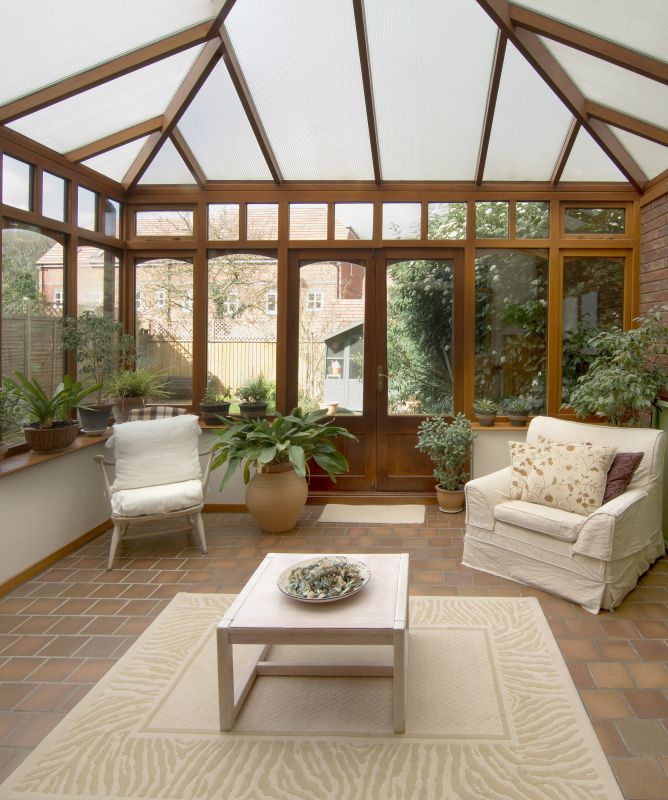 Relaxing Sunroom Interior